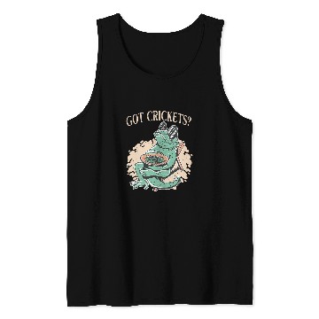 Discover Got Crickets Bearded Dragon Lover Reptile Lizard Lover Tank Tops
