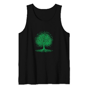 Discover Tree Binary Graphic Coding Computer Geek Programmer Tank Tops
