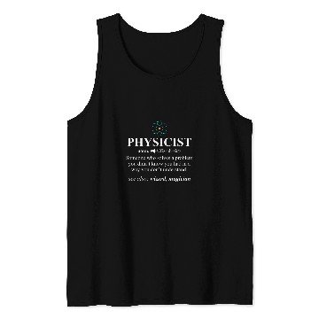 Discover Scientist Physics Physicist Definition Wizard Tank Tops