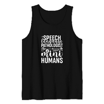 Discover Speech Therapy Speech Language Pathologist Outfit SLP Tank Tops