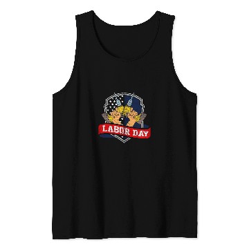 Discover Union Worker Labor Day Tank Tops