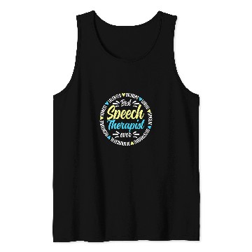 Discover Speech Therapy Speech Language Therapist Tank Tops