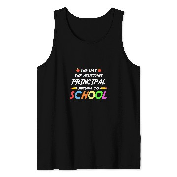 Discover Funny Assistant Principal Back To School Trendy Tank Tops