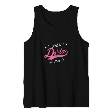 Discover Birth Worker Pastel Midwife Profession Doula Tank Tops