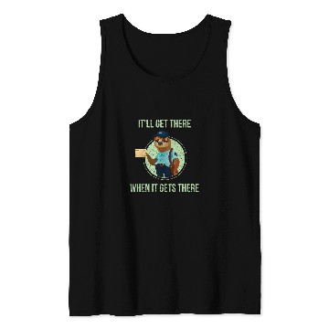Discover Postal Worker Funny Sloth Mailman Mail Delivery Parcel Tank Tops
