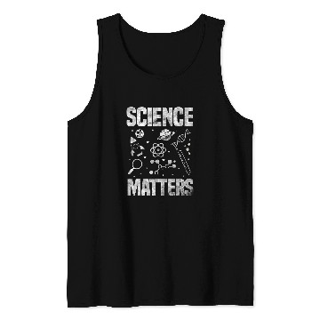 Discover Science Matters Scientist DNA Biology Physics Research Tank Tops