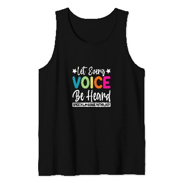 Discover Speech Therapy Team SLP Therapist Speech Language Pathology Tank Tops
