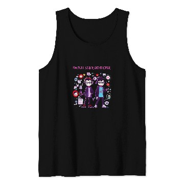 Discover Programmer For Coder Engineer Full Stack Developer Tee 1 Tank Tops