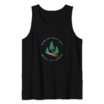 Discover Sawmill Carpenter Carpenter Woodworker Chainsaw Profession 60 Tank Tops