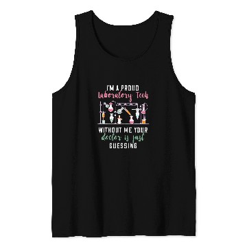 Discover Proud Laboratory Technician medicals Lab Tech Scientist Tank Tops