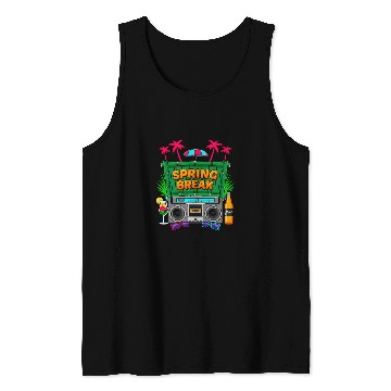 Discover Spring Break Party Semester break Spring Break 3 Tank Tops