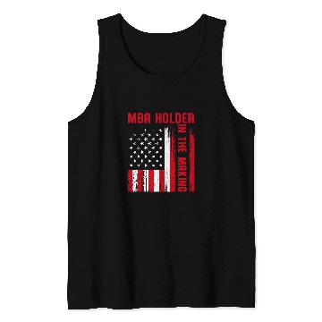 Discover MBA Student Business Degree Graduation 80 Tank Tops