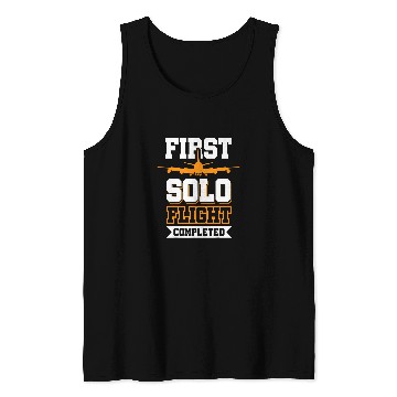 Discover First Solo Flight Completed Tank Tops