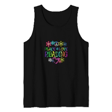 Discover I Love Reading Book Lovers Gift Reading Club Tank Tops