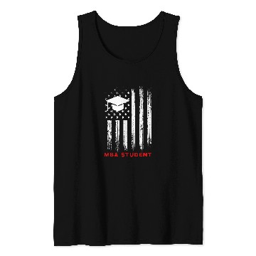 Discover MBA Student Business Degree Graduation 123 Tank Tops