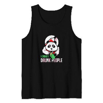 Discover I Create Drunk People Panda Waiter Bartender Bartending Tank Tops