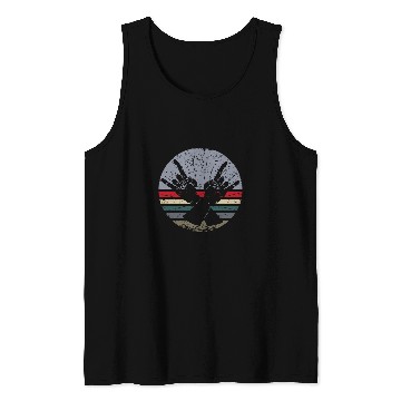 Discover Rock Roll Wrestling Mens Devil Horns 1 Tank Tops