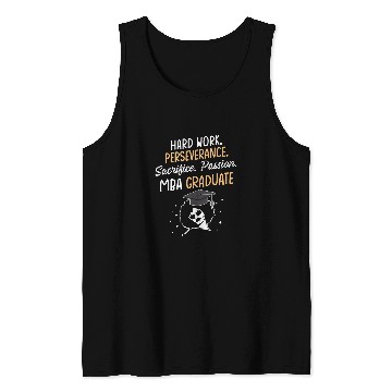 Discover MBA Student Business Degree Graduation 19 Tank Tops