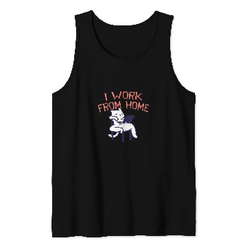 Discover I Work from homes Office Employee Company Staff Boss 3 Tank Tops