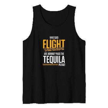 Discover Flight Instructor Pilot Aviation Trainer 26 Tank Tops