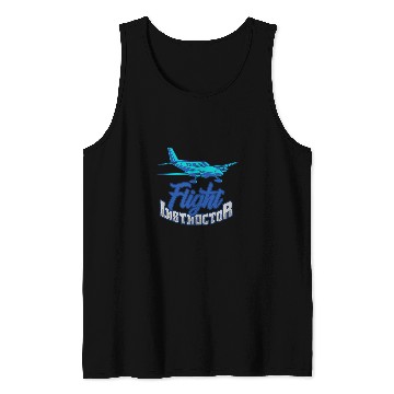 Discover Flight Instructor CFI Pilot Trainer Aviation Enthusiasts Tank Tops