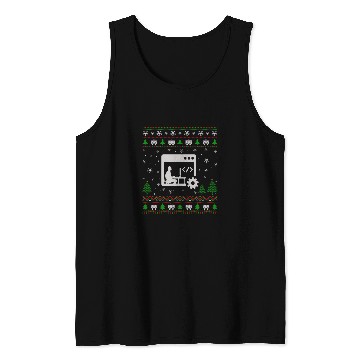 Discover Ugly Christmas Sweater for Programmer Funny Ugly Tank Tops