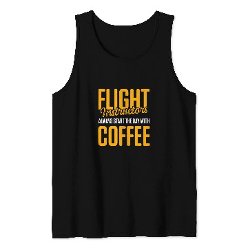 Discover Flight Instructor Pilot Aviation Trainer 51 Tank Tops