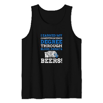 Discover Funny Computing Degree Gifts Qualified Computer Scientist Tank Tops