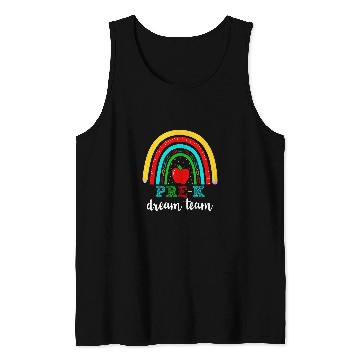 Discover Prek Dream Team Teacher Student Retro Back To School Tank Tops