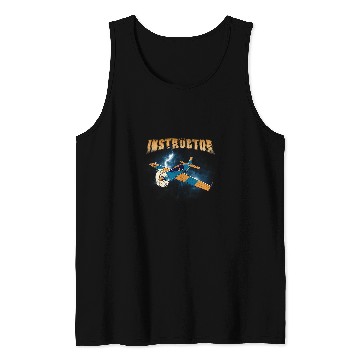 Discover Flight Instructor Pilot School Airplane Teacher Tank Tops