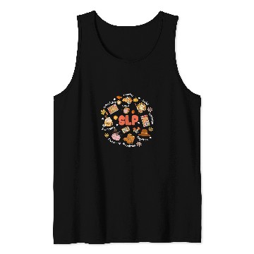 Discover SLP Thanksgiving Communication Occupational Therapist Tank Tops