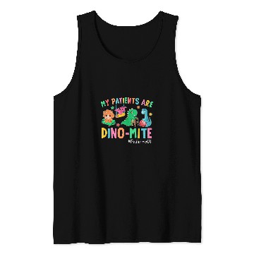 Discover Pediatric Occupational Therapy OT Assistant Cute Dinosaur Tank Tops