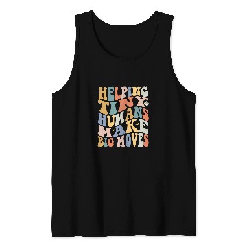 Discover Pediatric Therapist PT OT Helping Tiny Humans Make Big Moves Tank Tops