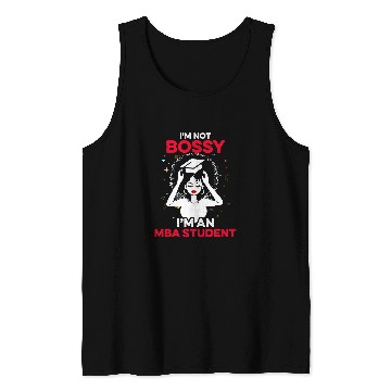 Discover MBA Student Future Business Degree Graduation Tank Tops