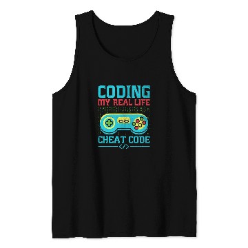 Discover Web Developer Gamer Nerd Video Gaming Computer Programmer 2 Tank Tops