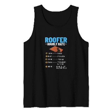Discover Roofing Repair Roofer Contractor Worker Roof Installer 17 Tank Tops
