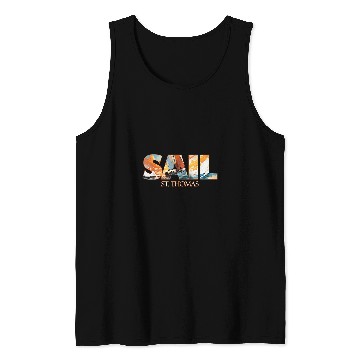 Discover St Thomas Sailing Nautical Sailor Tank Tops