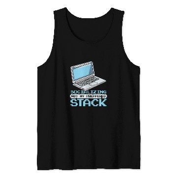 Discover Funny Coder Programming Developer Social Programmer Tank Tops
