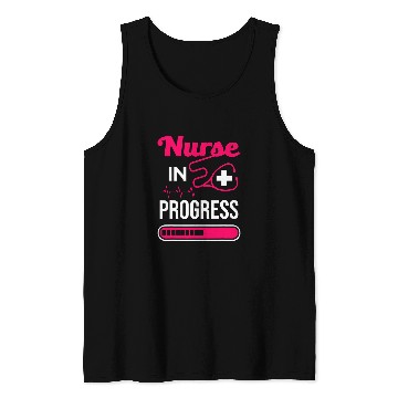 Discover nurses In Progress Funny Graduation Gift For Nursing Student Tank Tops