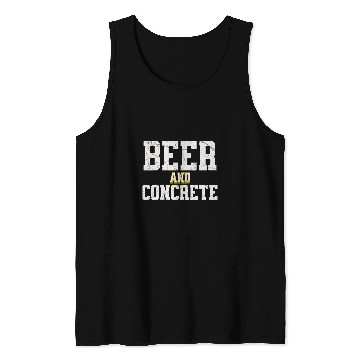 Discover Funny Concrete asphalt Cement worker 6 Tank Tops