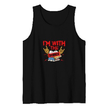 Discover Funny Banned Books Reading Book Lover Punk Tank Tops