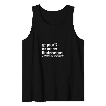 Discover Vaccines Work Thanks Science Epidemiology Student Professor Tank Tops