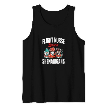 Discover Flight nurses Loves Shenanigans St Patricks Day Costume Tank Tops