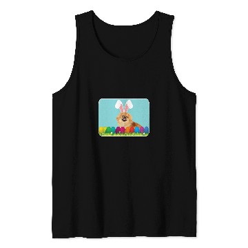 Discover Pekingese w Bunny Ears Tank Tops