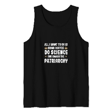 Discover Steminist Women Advocate STEM Student Science Coffee Lover Tank Tops