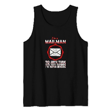 Discover mailman postman postal worker 30 Tank Tops