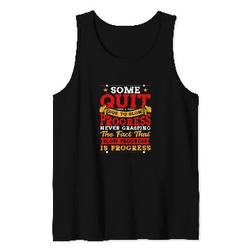 Discover Slow Progress is Still Progress Physical Therapist Tank Tops