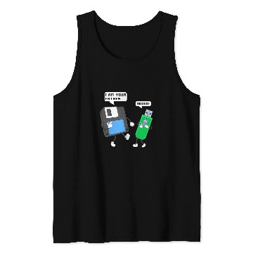 Discover USB Floppy Disk Im Your Father Funny Programmer Engineer Tank Tops
