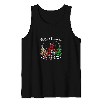 Discover Funny Leopard buffalo plaids Rugby Player Christmas Pajama Tank Tops