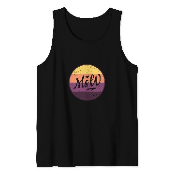 Discover Sunset MSW Social Worker Tank Tops